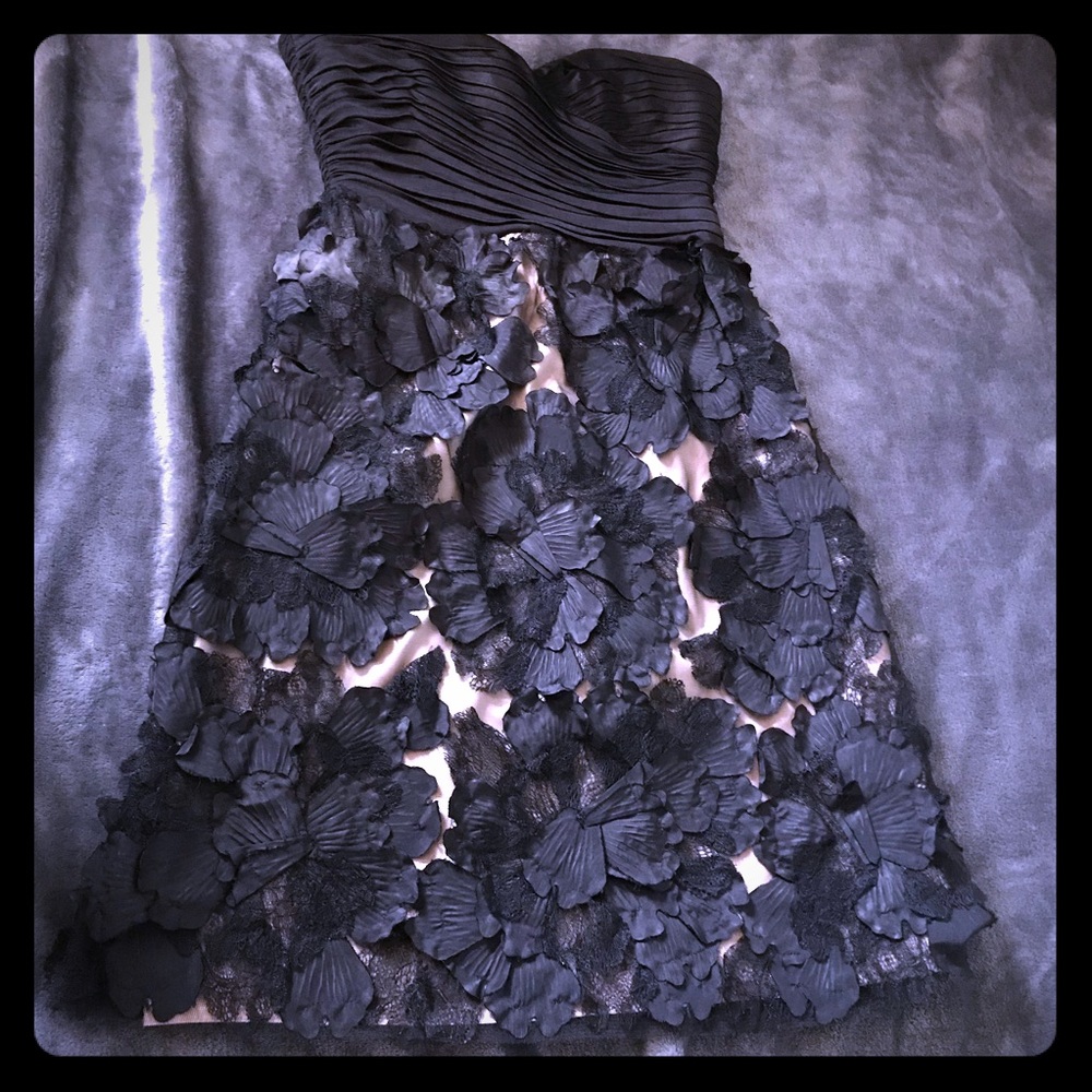 Bcbg Maxazria strapless dress. Sz6. Black